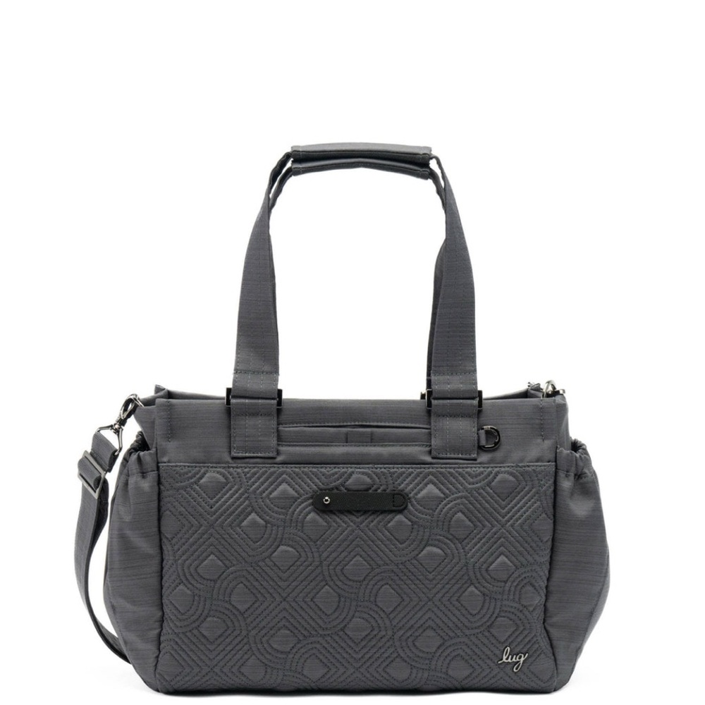 Lug Dilly Dally Convertible Tote Bag. Brushed Grey, NWT